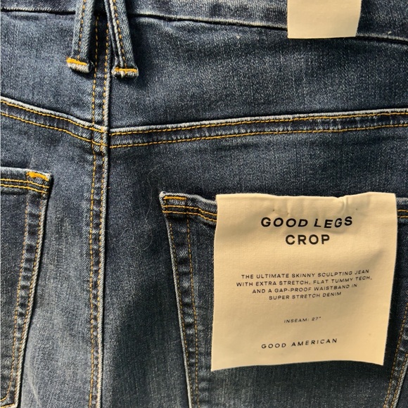 Good American Good Legs Crop NWT SZ 16 - Picture 4 of 6